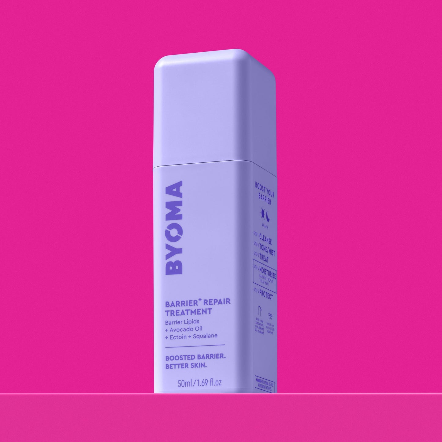 A bottle of BYOMA Barrier Repair Treatment.