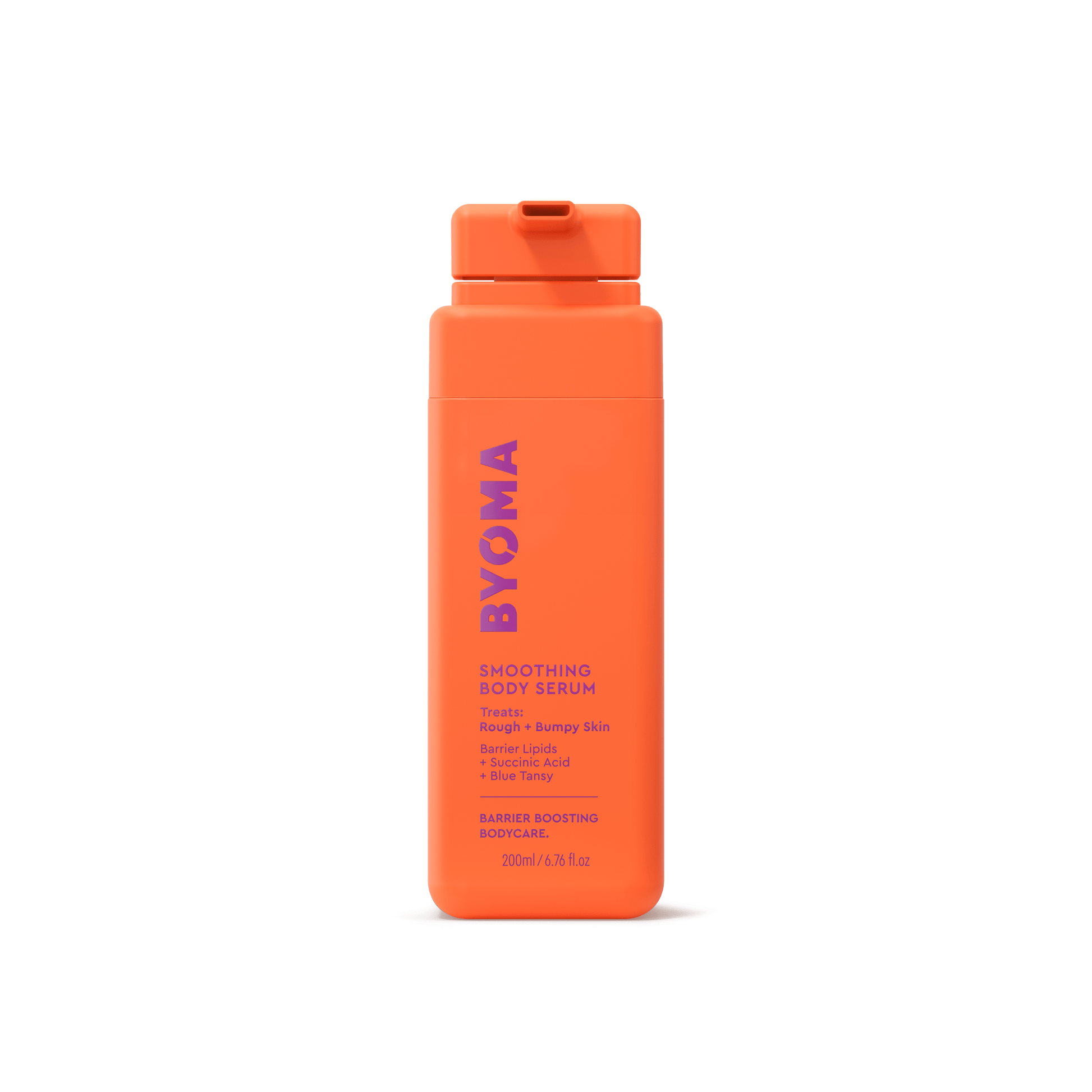 BYOMA SMOOTHING BODY SERUM against a white background.