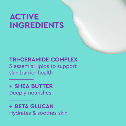 List of active ingredients with a blue background and white text.