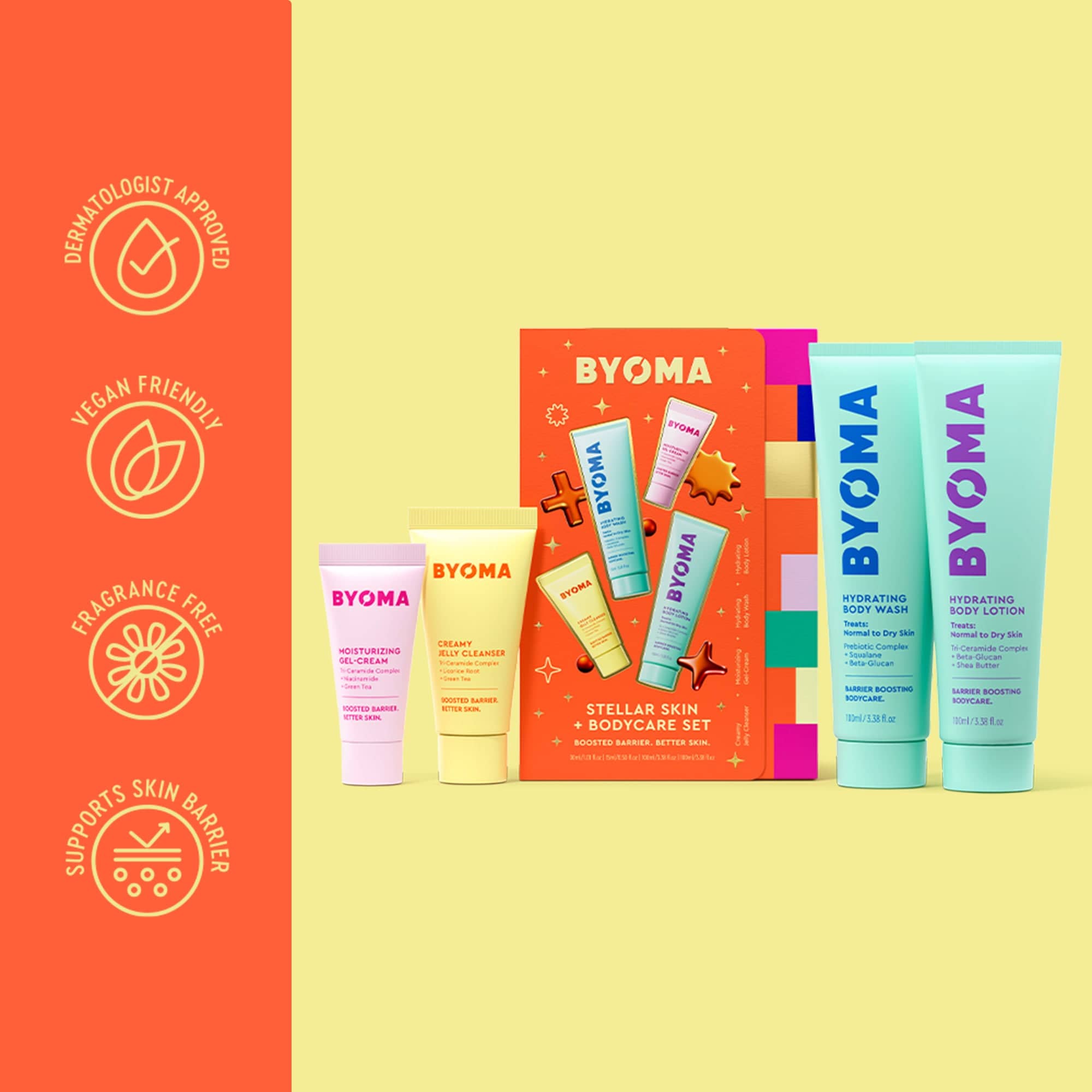 Stellar Skincare Set – BYOMA